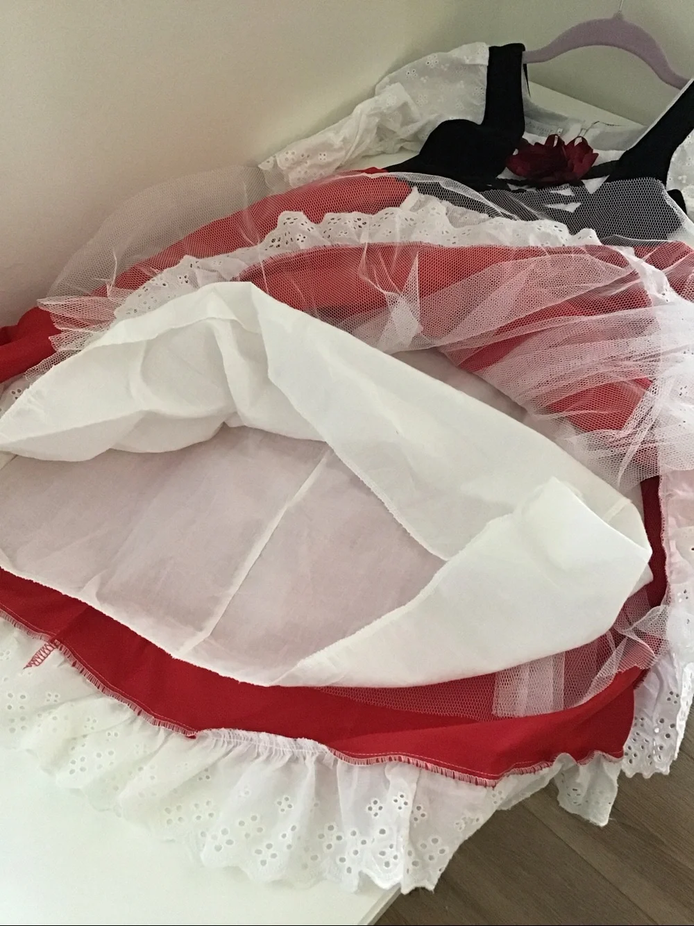 Trish Scully Child Luxe Red Riding Hood Dress